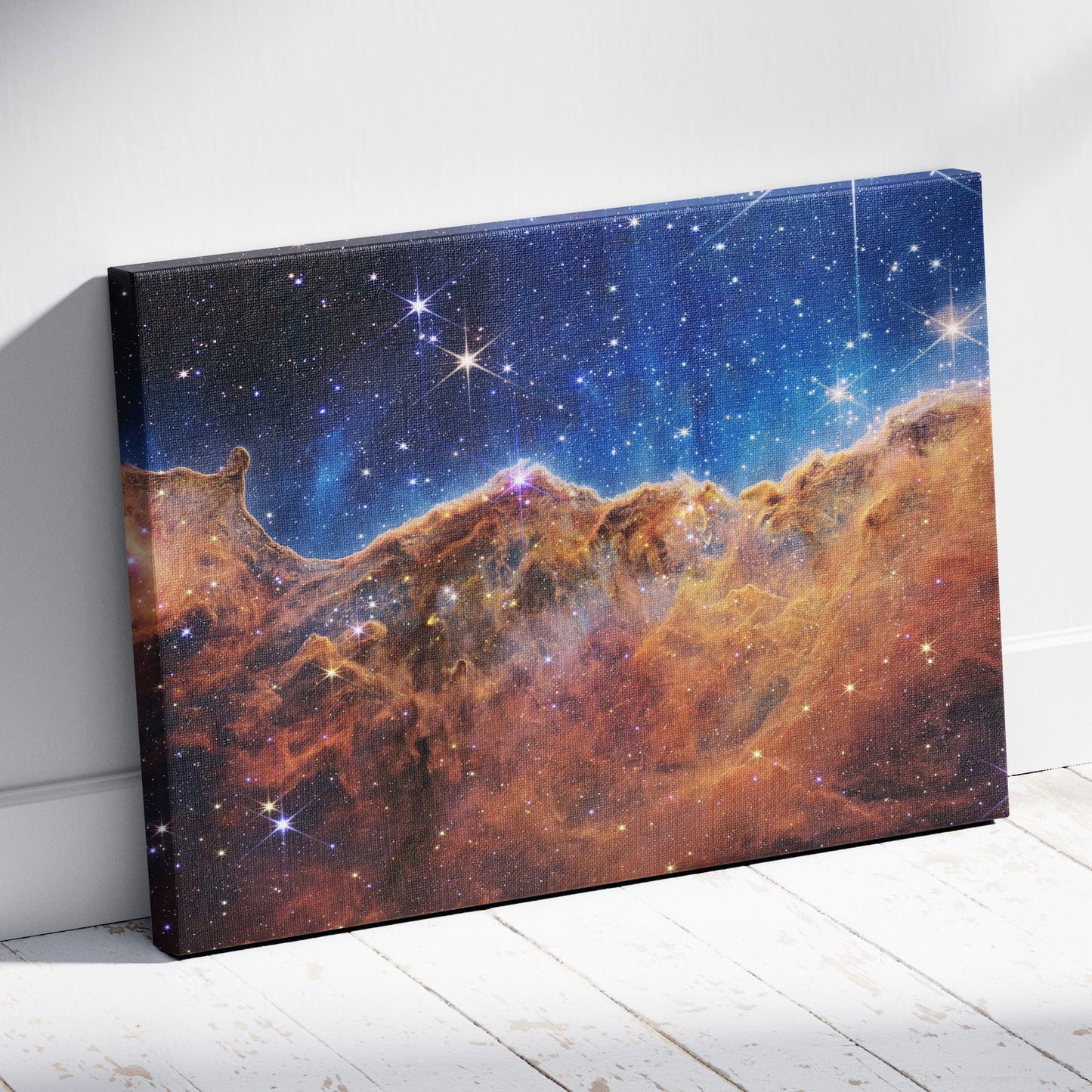 Cosmic Cliffs James Web Space Telescope - Framed Canvas Wall Art Print - House Prints