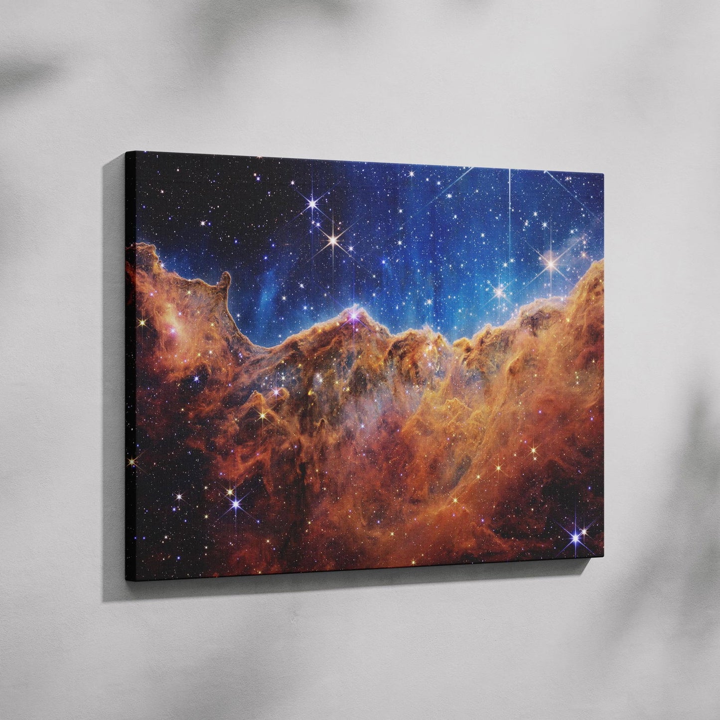 Cosmic Cliffs James Web Space Telescope - Framed Canvas Wall Art Print - House Prints