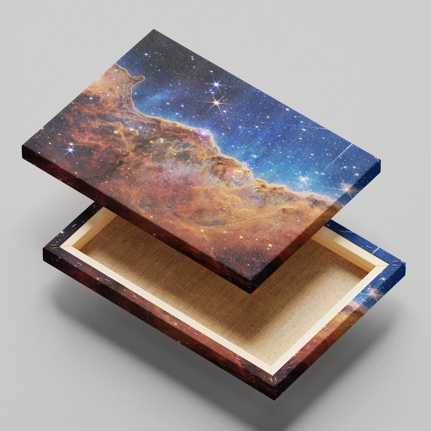 Cosmic Cliffs James Web Space Telescope - Framed Canvas Wall Art Print - House Prints