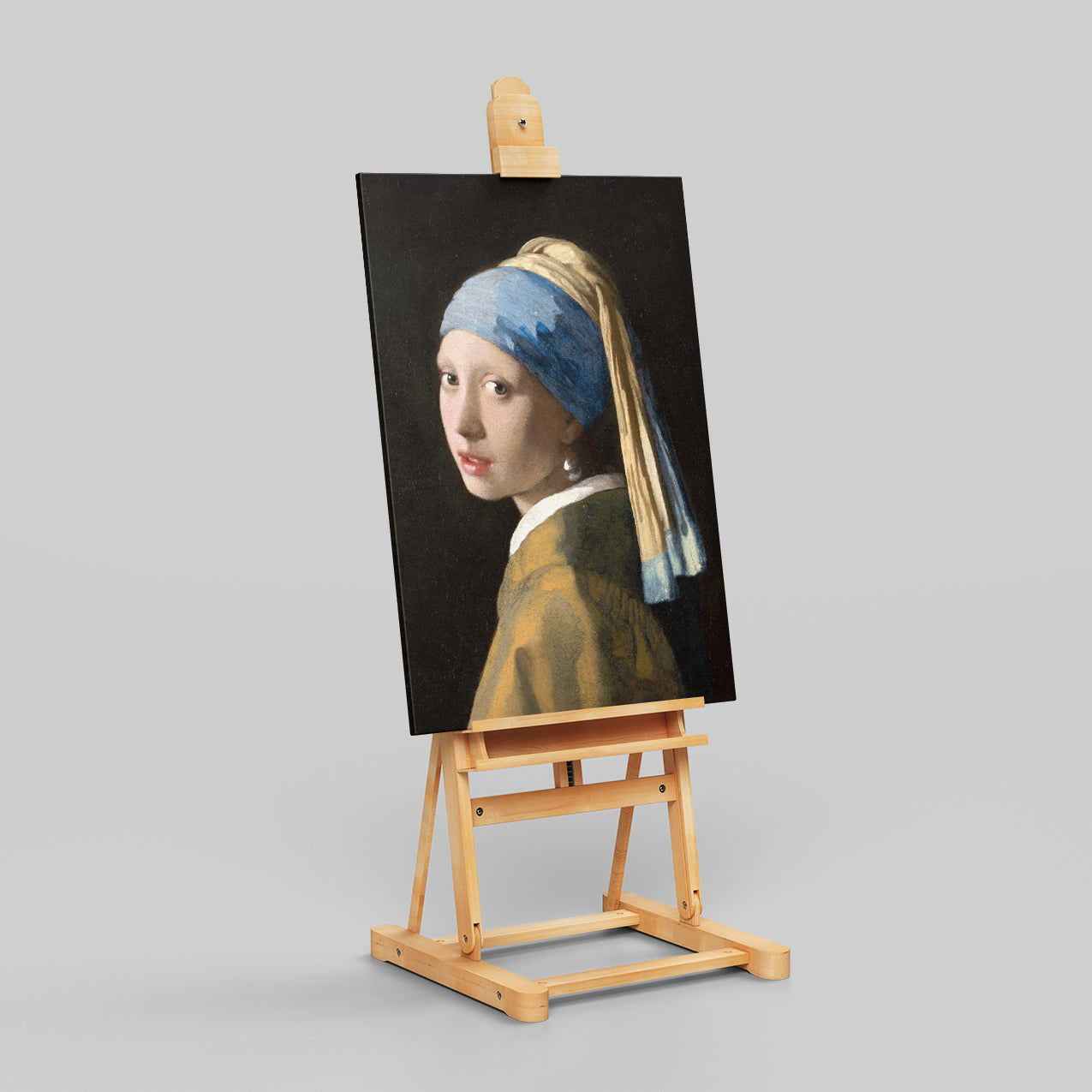 Girl with a Pearl Earring - Johannes Vermeer - Framed Canvas Wall Art Print - House Prints