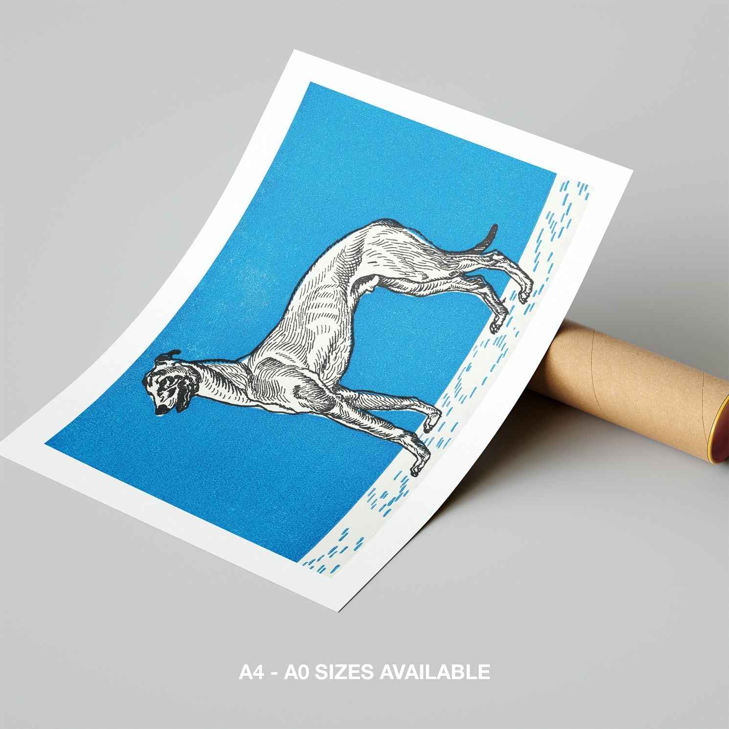 Greyhound Vol. 1 - Moriz Jung - Rolled Poster Wall Art Print | House Prints