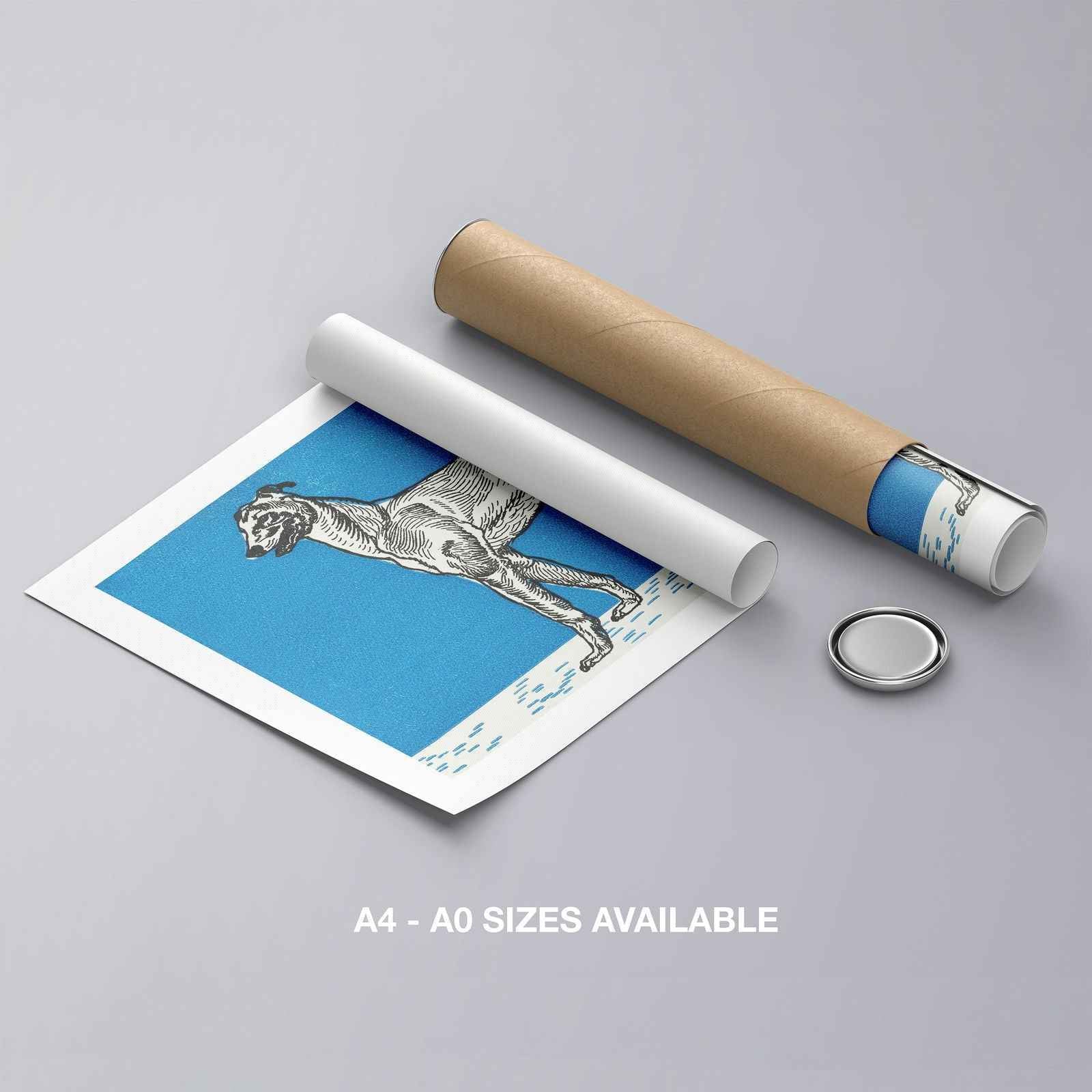 Greyhound Vol. 1 - Moriz Jung - Rolled Poster Wall Art Print | House Prints