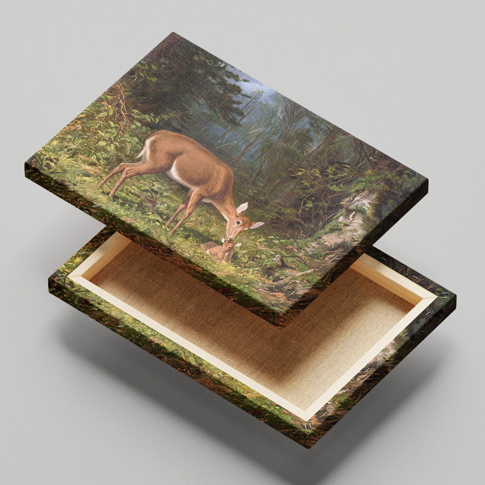 Maternal Love - William Harring - Framed Canvas Wall Art Print | House Prints