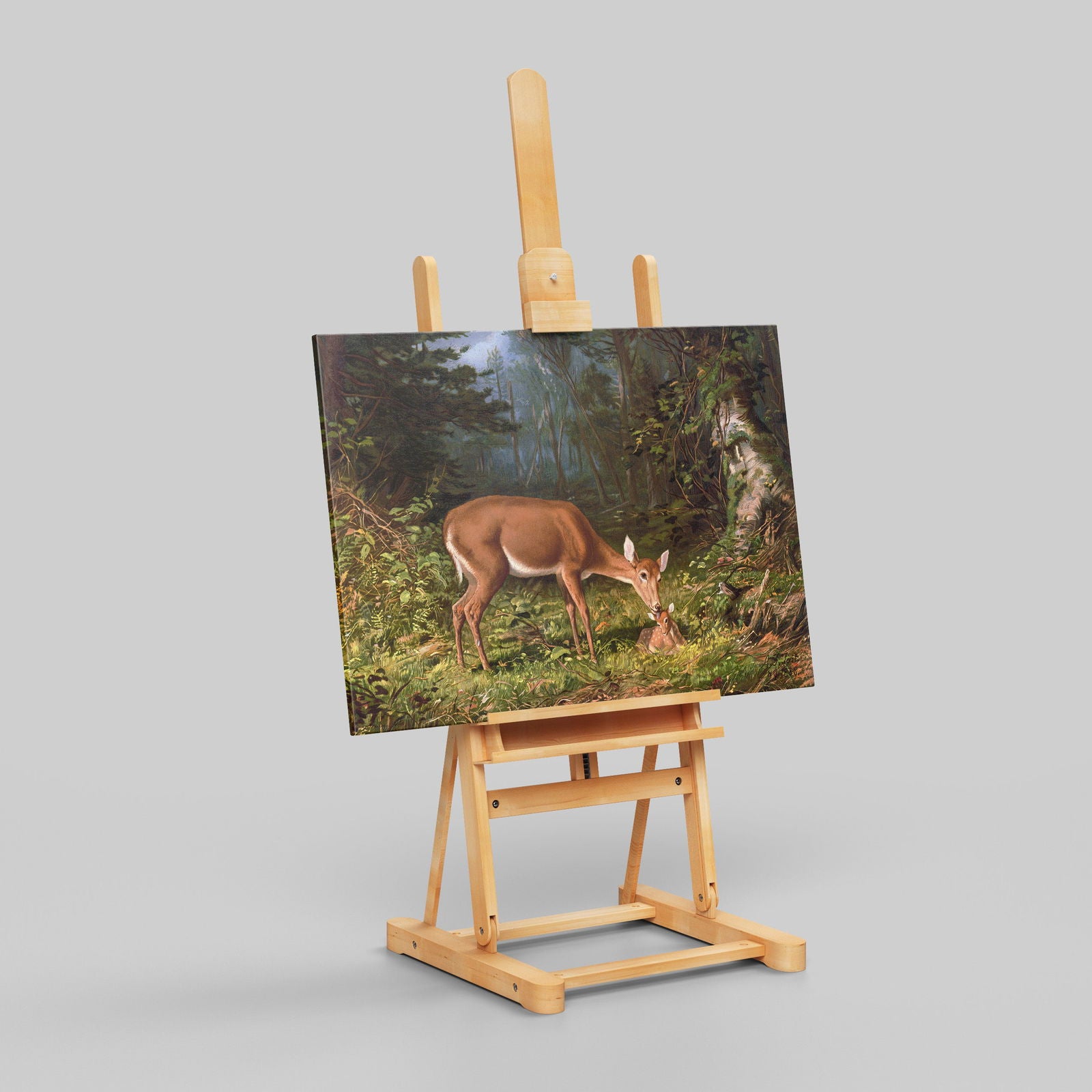 Maternal Love - William Harring - Framed Canvas Wall Art Print | House Prints