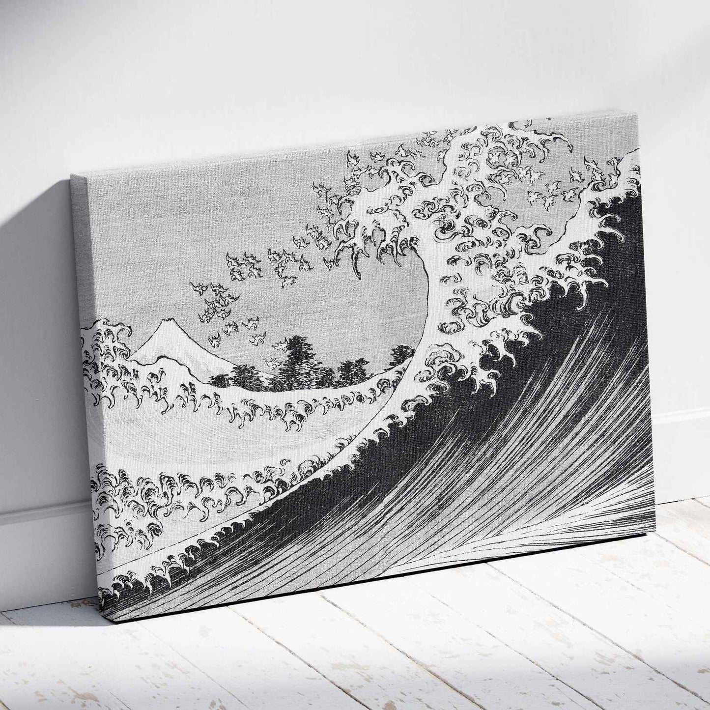 One Hundred Views of Mount Fuji - Katsushika Hokusai - Framed Canvas Wall Art Print - House Prints