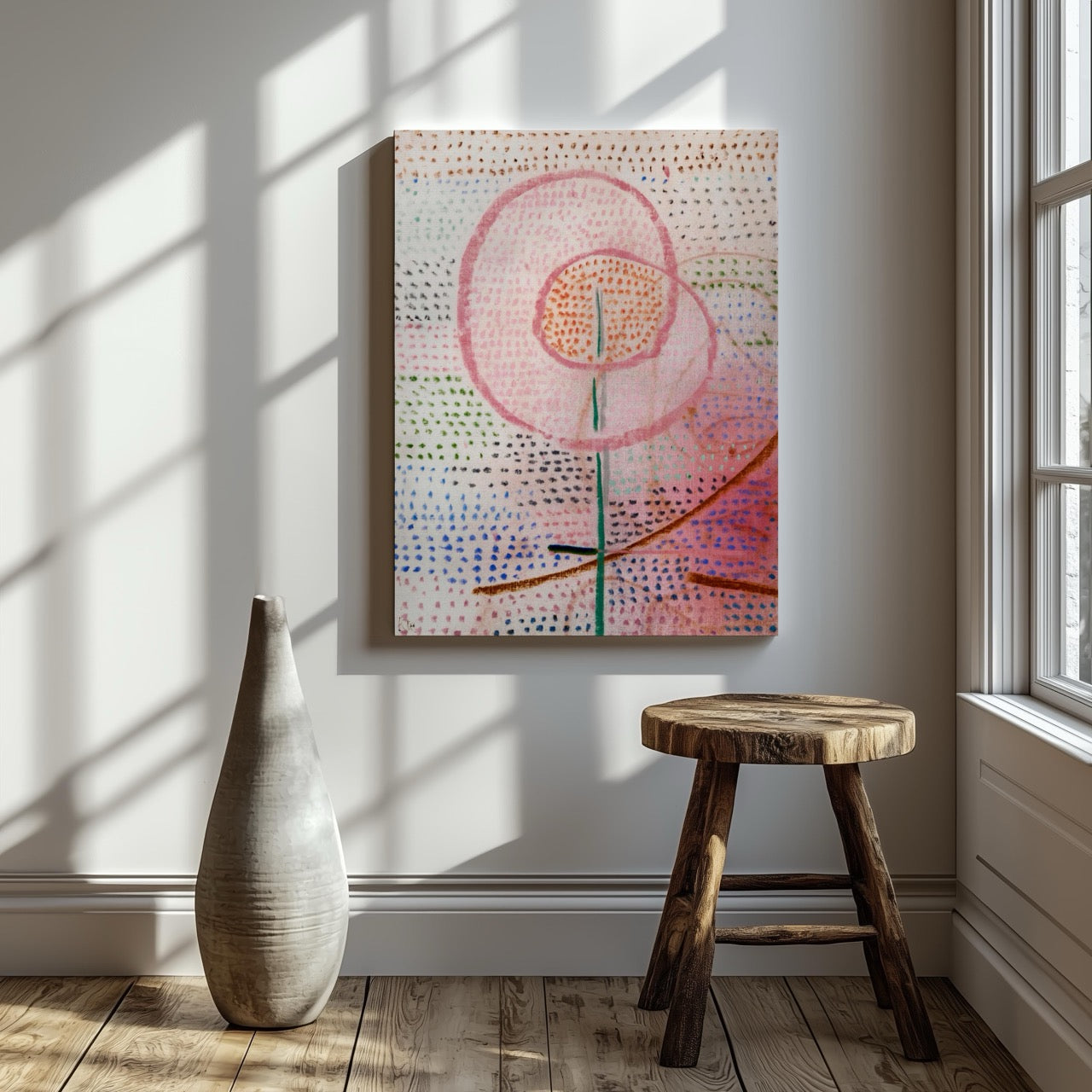 Blossoming - Paul Klee - Framed Canvas Wall Art Print - House Prints