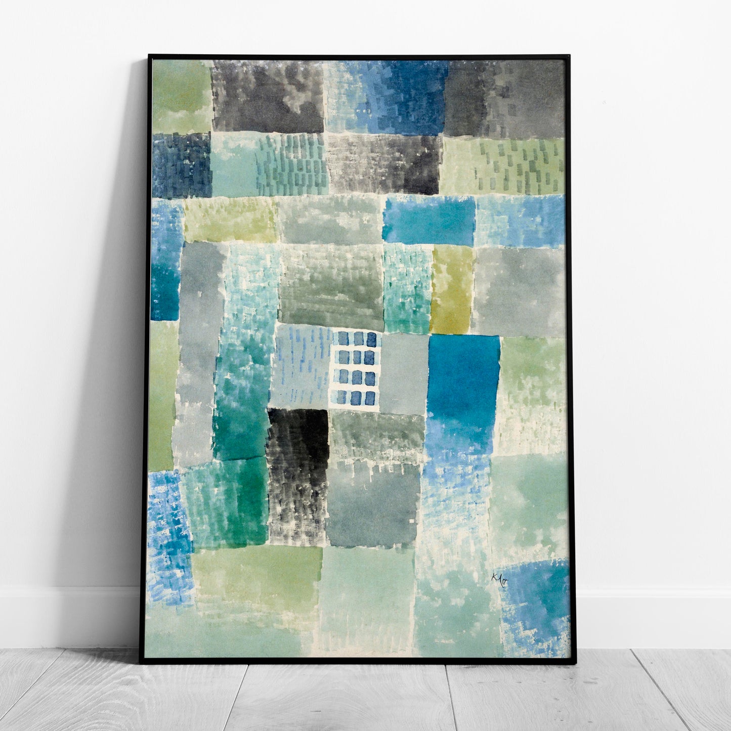 First House in a Settlement - Paul Klee - Rolled Poster Wall Art Print