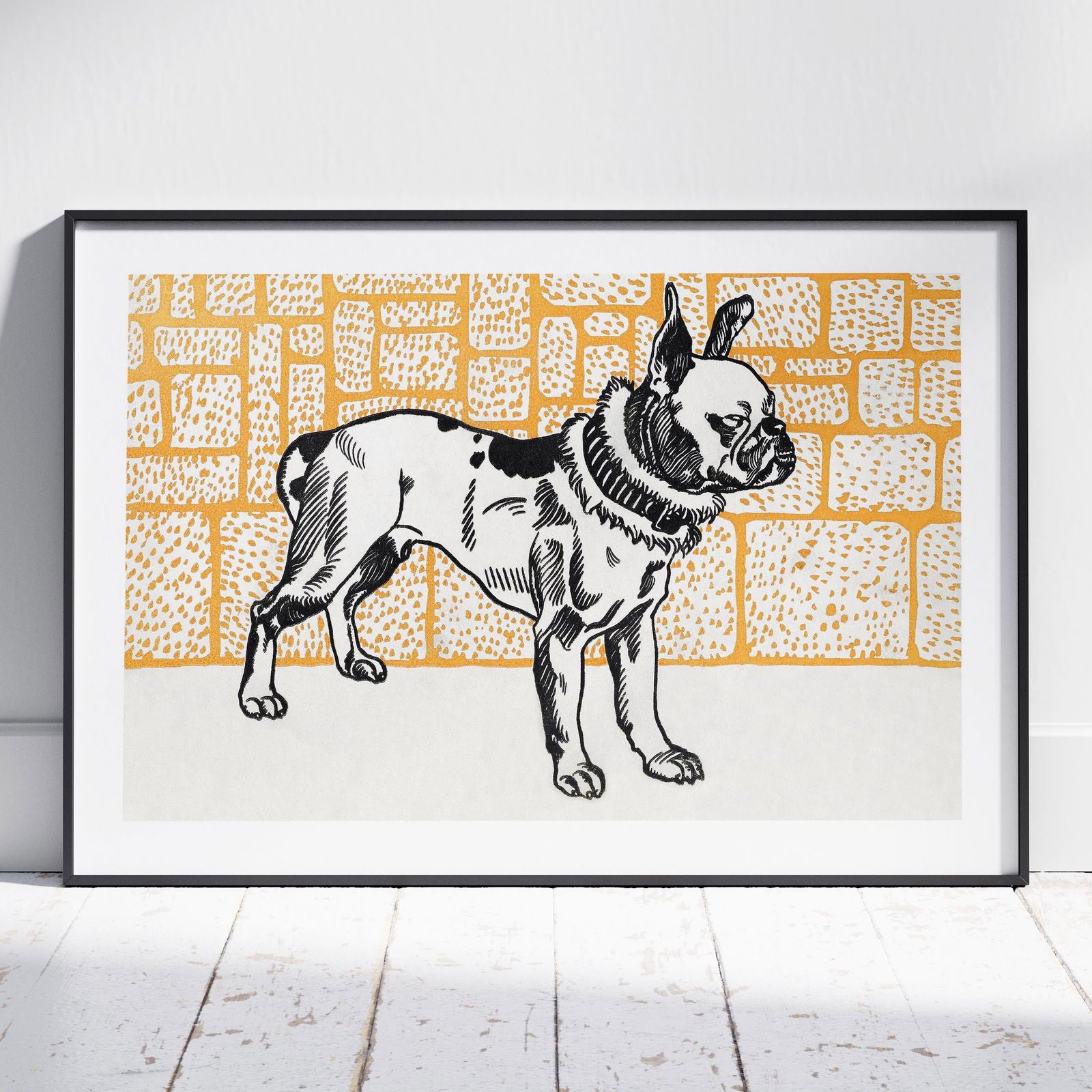 Pitbull Terrier - Moriz Jung - Rolled Poster Wall Art Print | House Prints