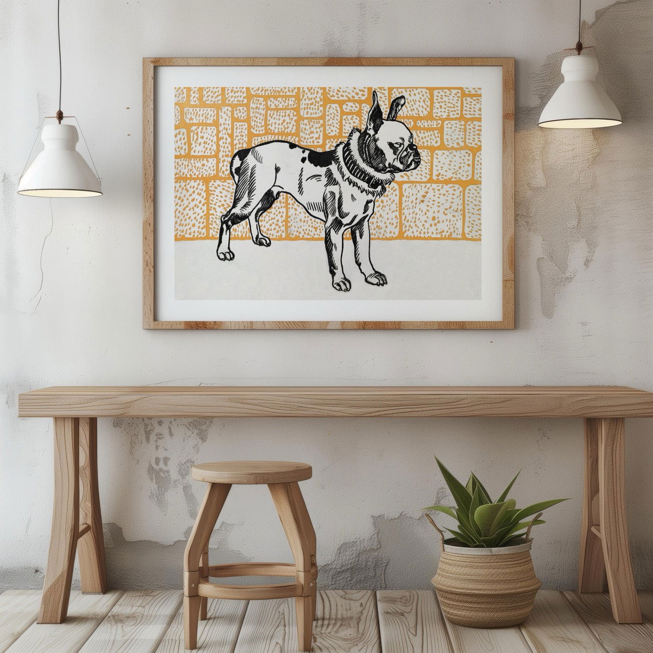 Pitbull Terrier - Moriz Jung - Rolled Poster Wall Art Print | House Prints