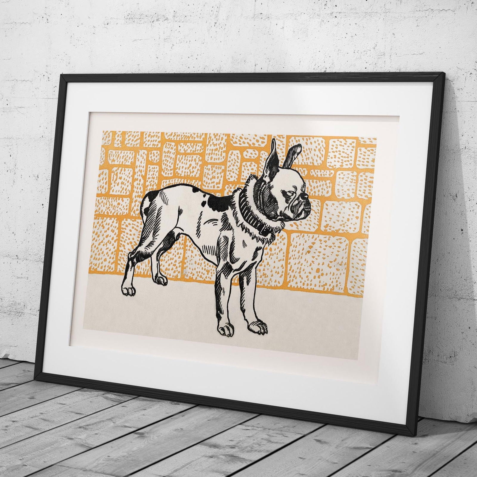 Pitbull Terrier - Moriz Jung - Rolled Poster Wall Art Print | House Prints