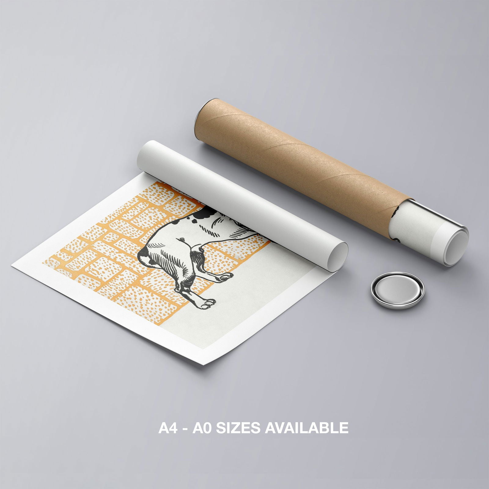Pitbull Terrier - Moriz Jung - Rolled Poster Wall Art Print | House Prints