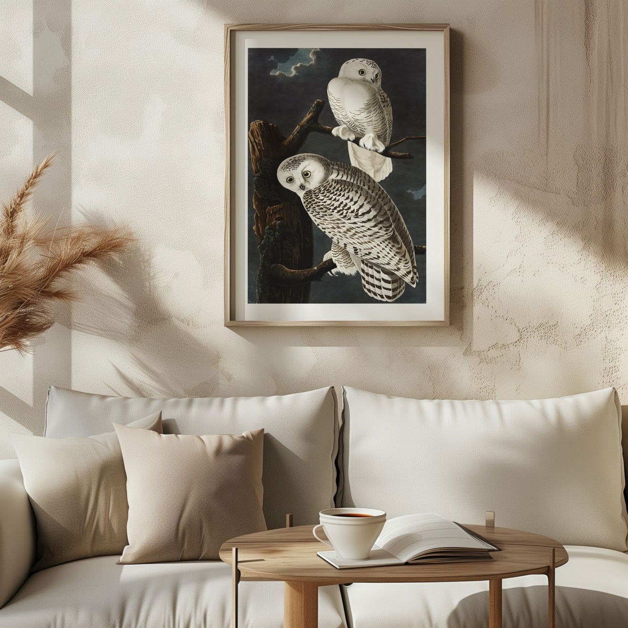 Snowy Owl from Birds of America - John James Audubon - Rolled Poster Wall Art Print | House Prints