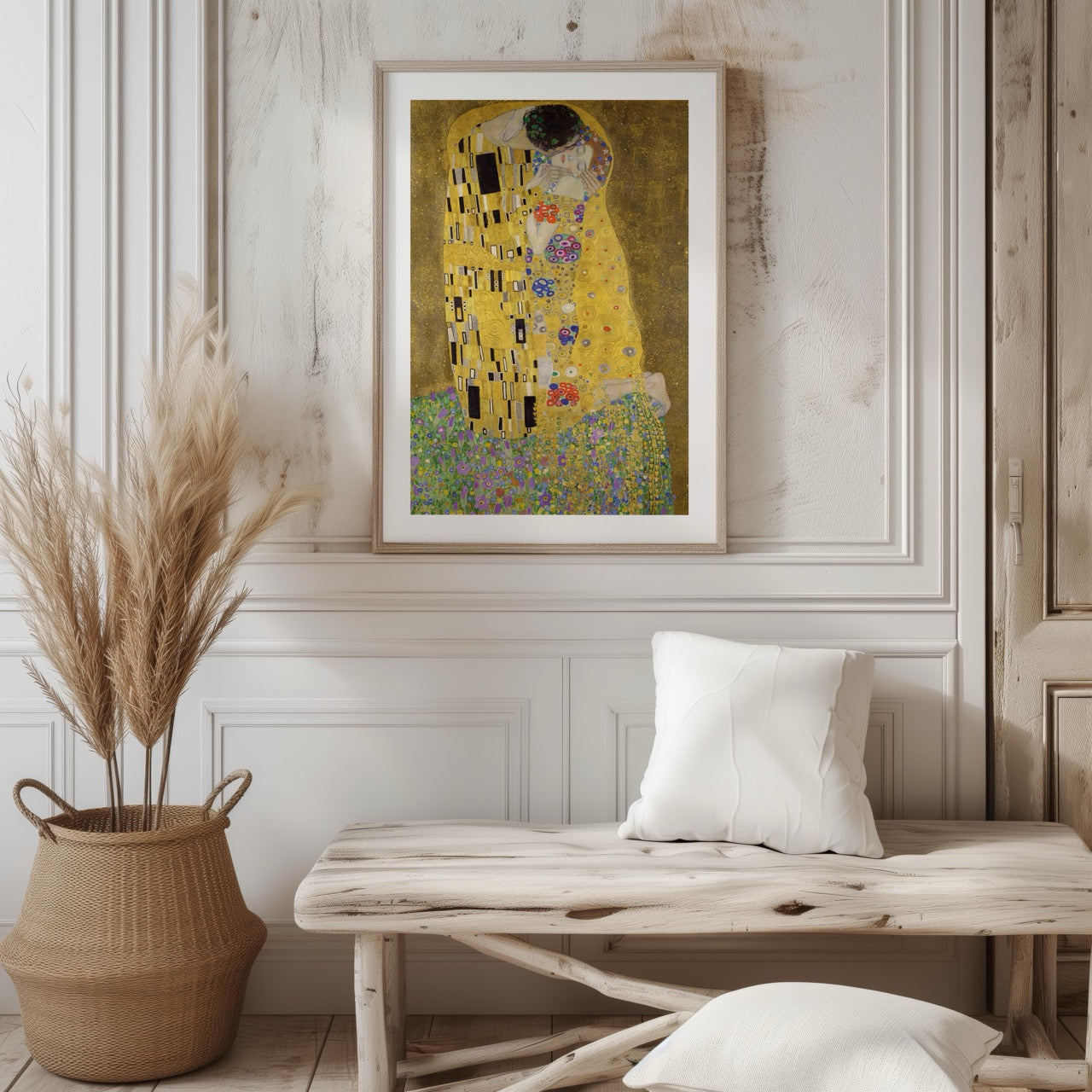 The Kiss - Gustav Klimt - Rolled Poster Wall Art Print - House Prints