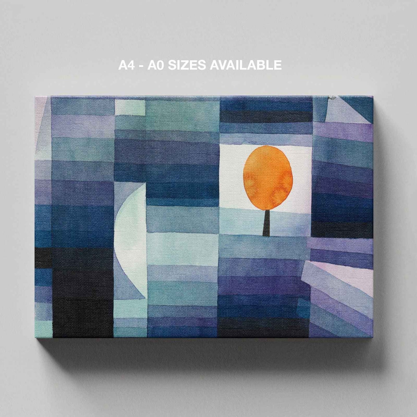 The Harbinger of Autumn - Paul Klee - Framed Canvas Wall Art Print - House Prints