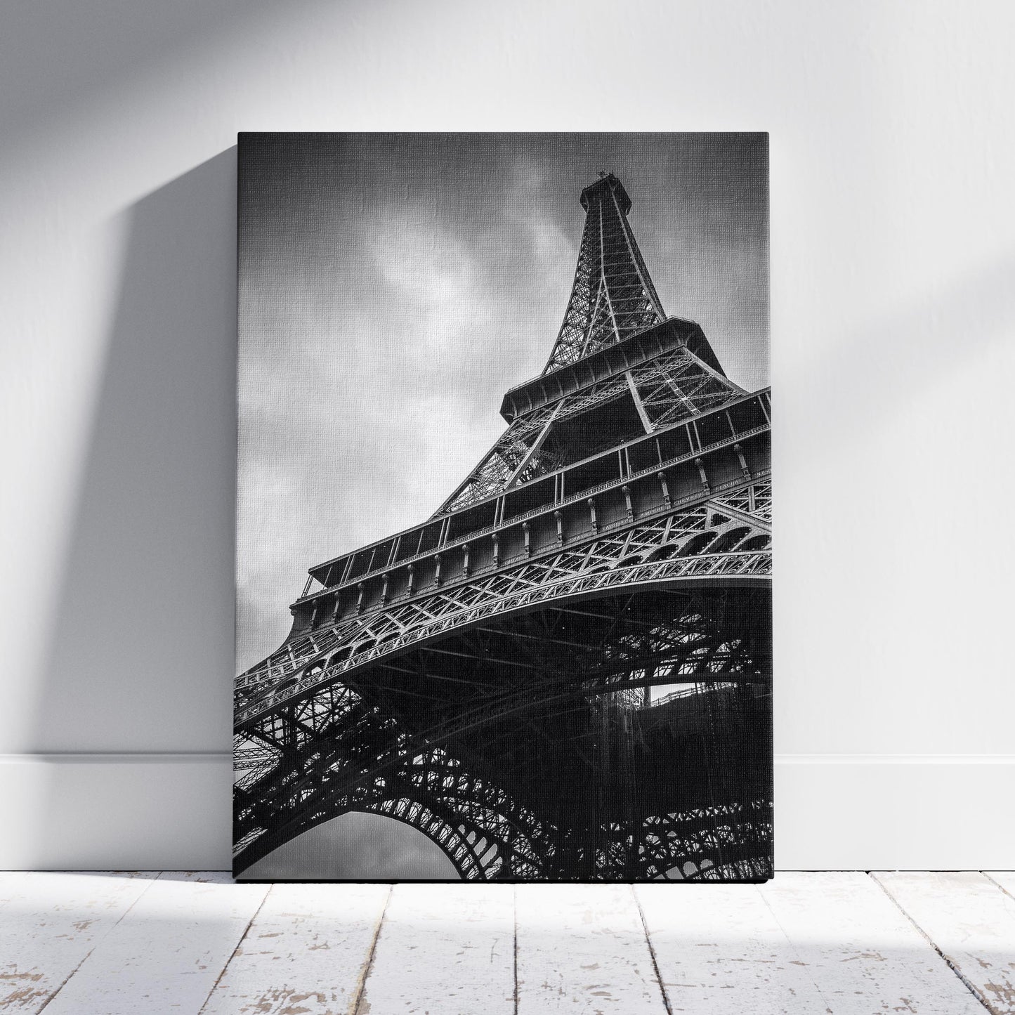 Eiffel Tower Paris France City Landmark - Framed Canvas Wall Art Print - House Prints