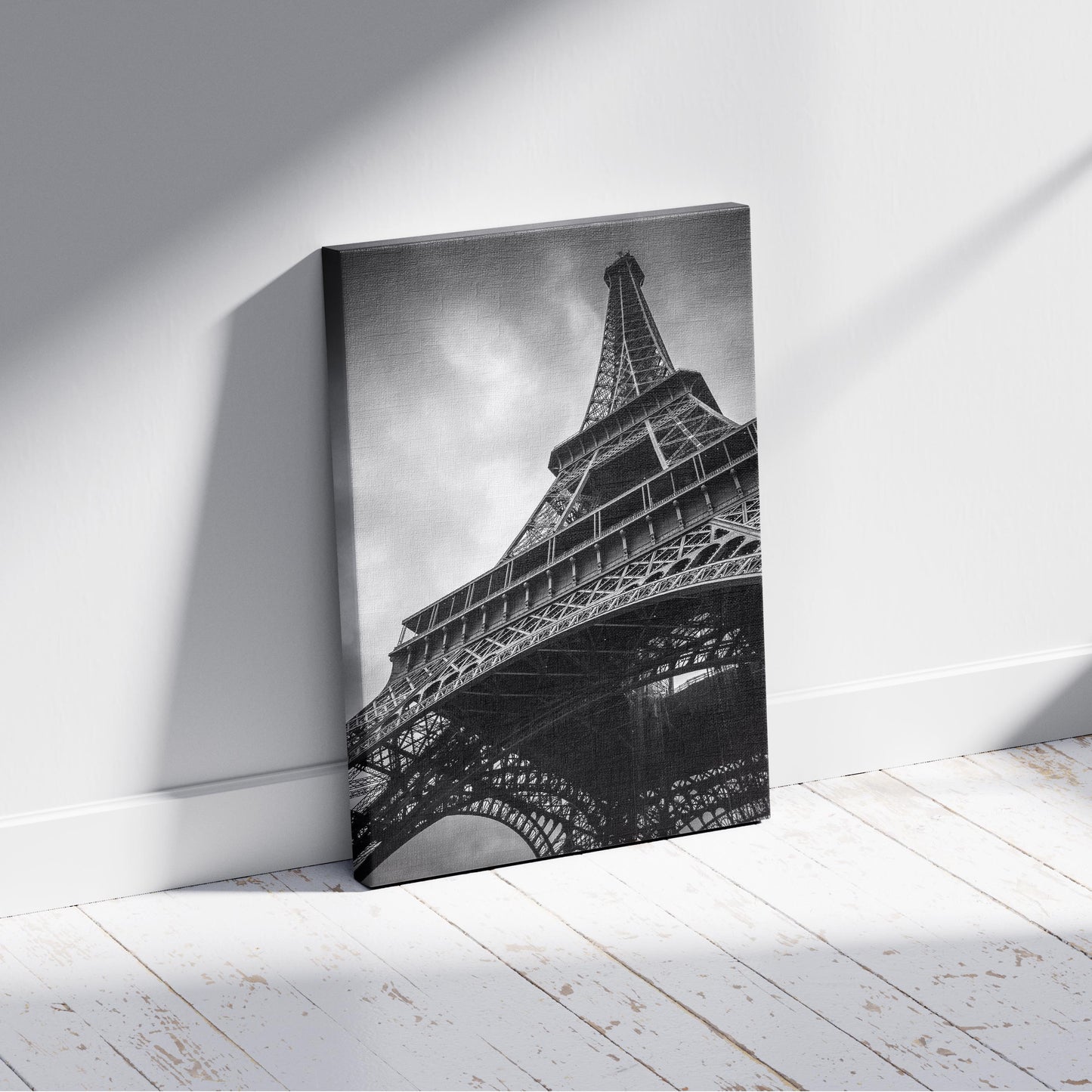 Eiffel Tower Paris France City Landmark - Framed Canvas Wall Art Print - House Prints
