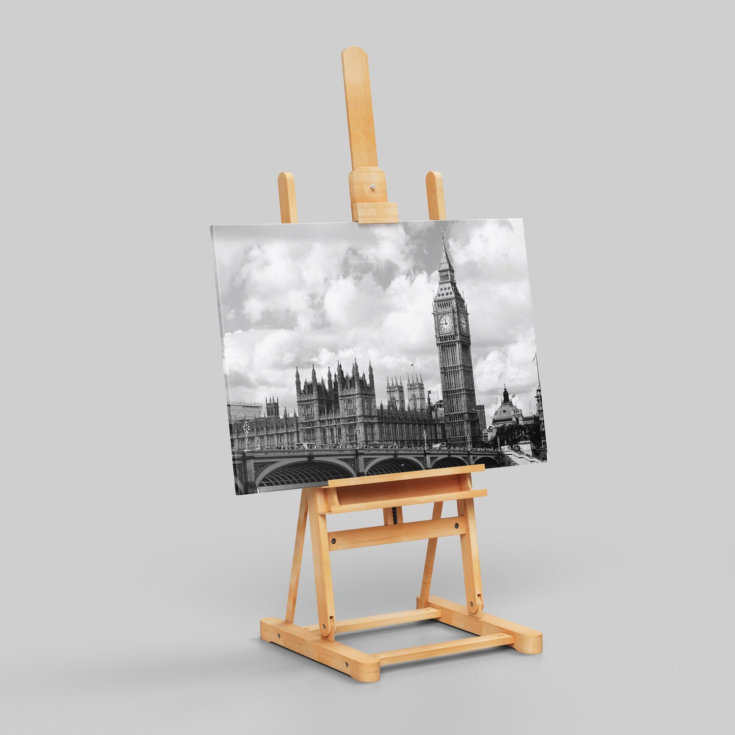 Timeless London Big Ben View - Framed Canvas Wall Art Print - House Prints