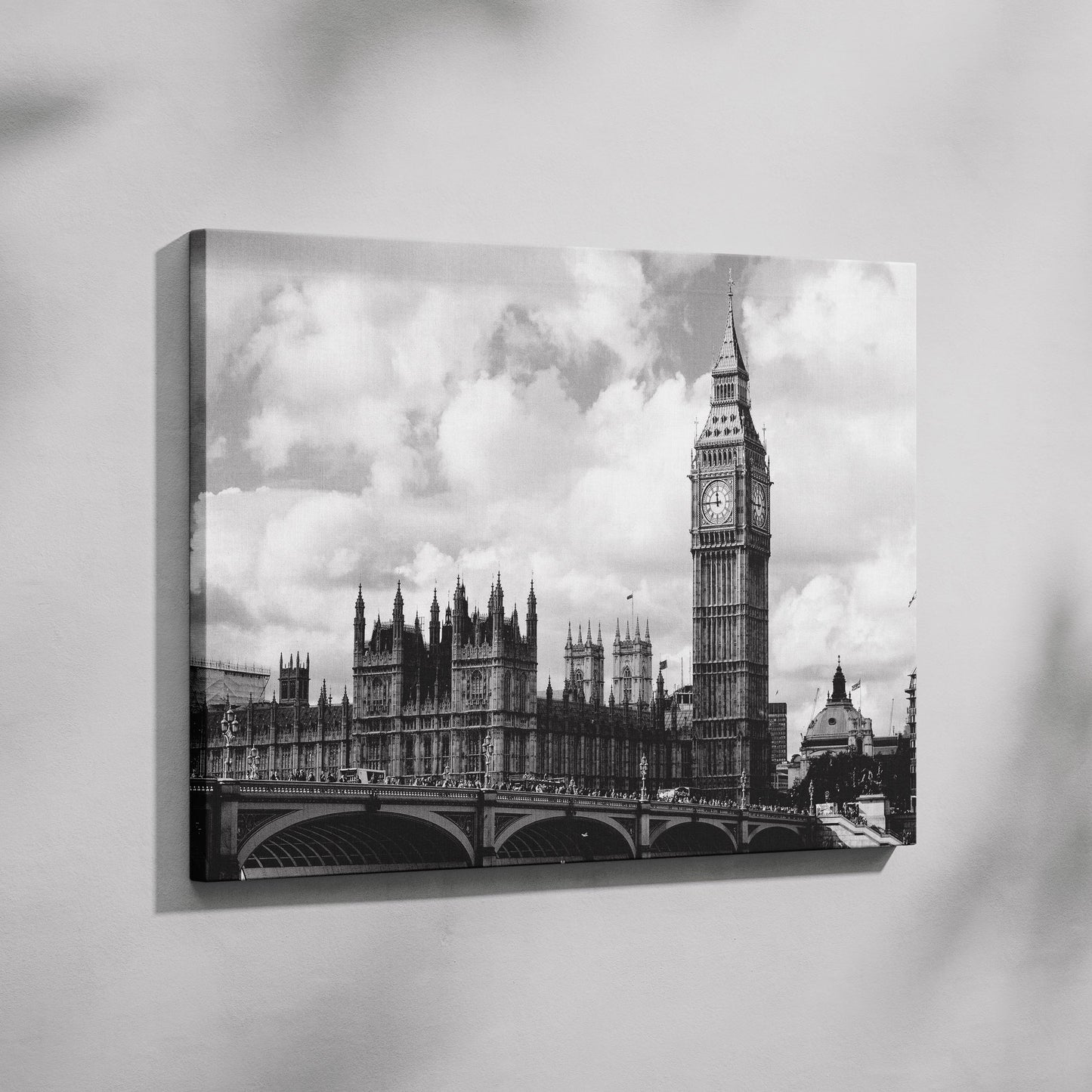 Timeless London Big Ben View - Framed Canvas Wall Art Print - House Prints