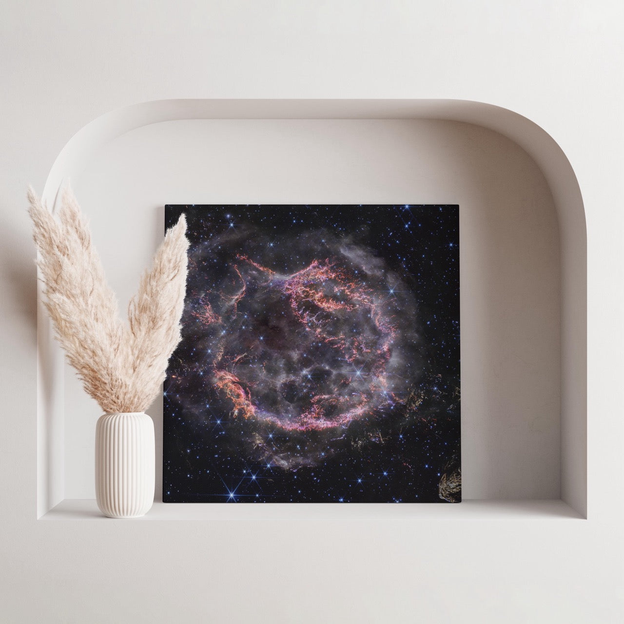 Supernova Cassiopeia A Space Hubble Telescope - Framed Canvas Wall Art Print - House Prints