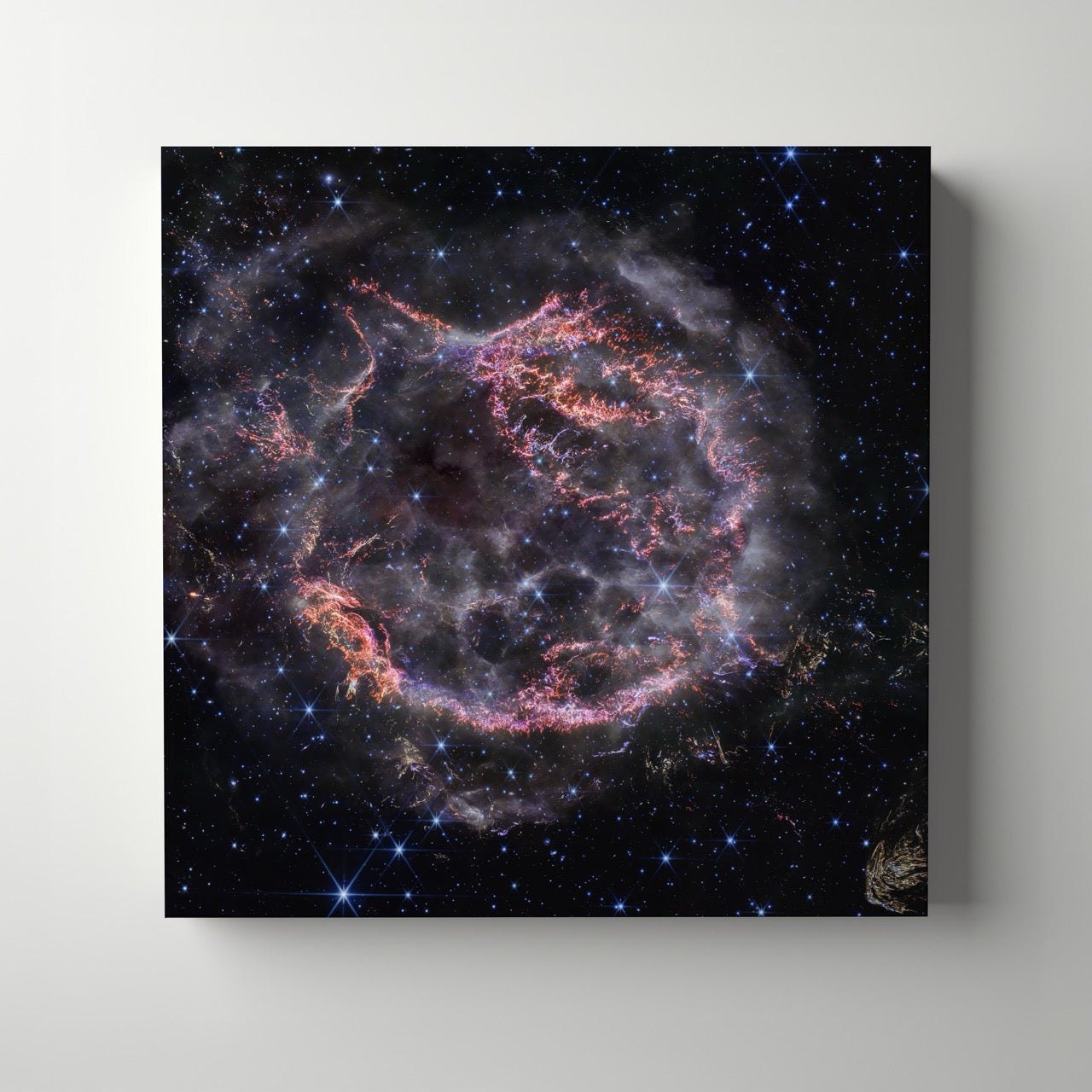 Supernova Cassiopeia A Space Hubble Telescope - Framed Canvas Wall Art Print - House Prints