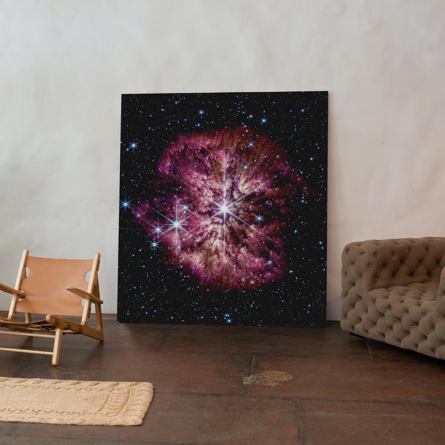 Wolf-Rayet Star - NASA James Webb Telescope - Framed Canvas Wall Art Print - House Prints