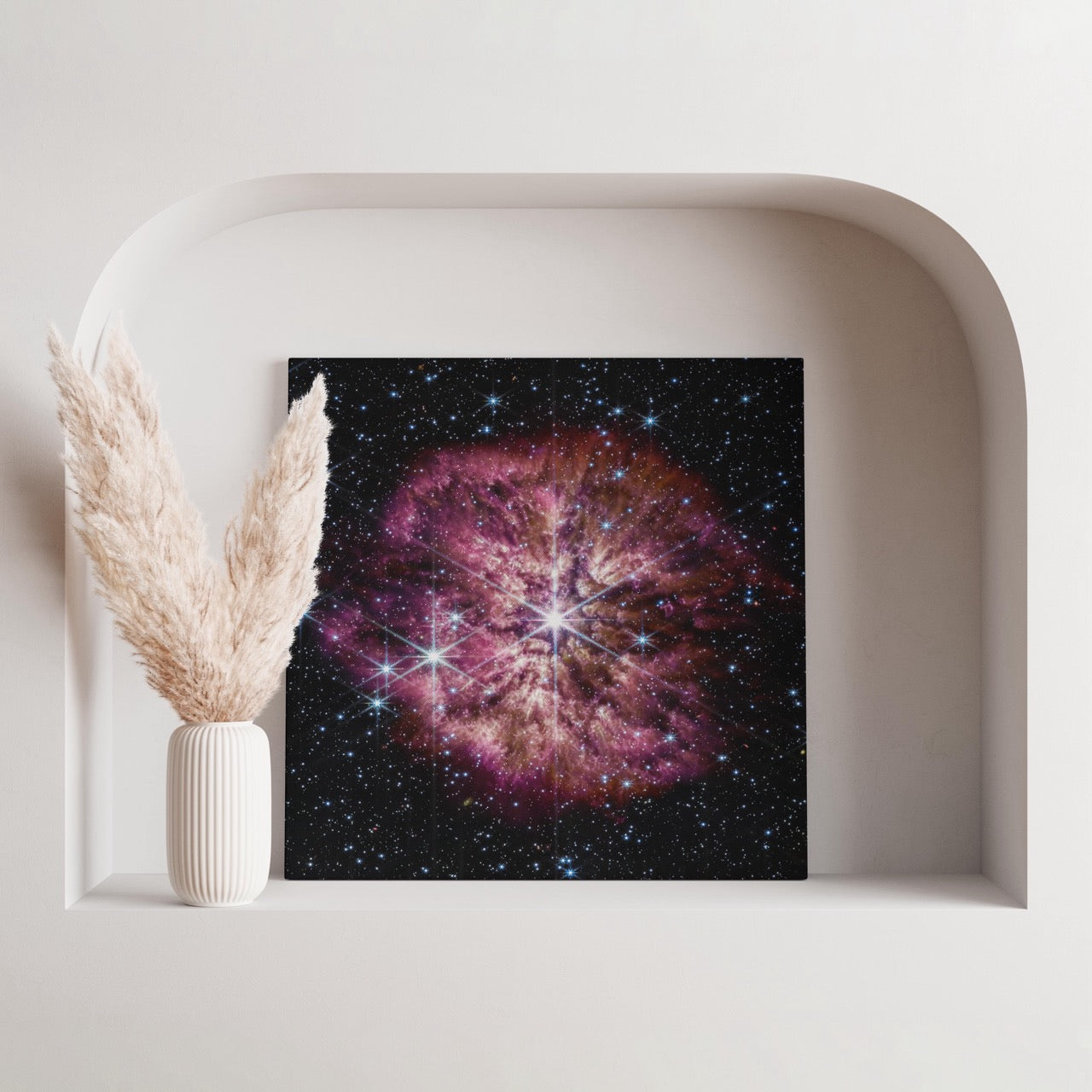 Wolf-Rayet Star - NASA James Webb Telescope - Framed Canvas Wall Art Print - House Prints