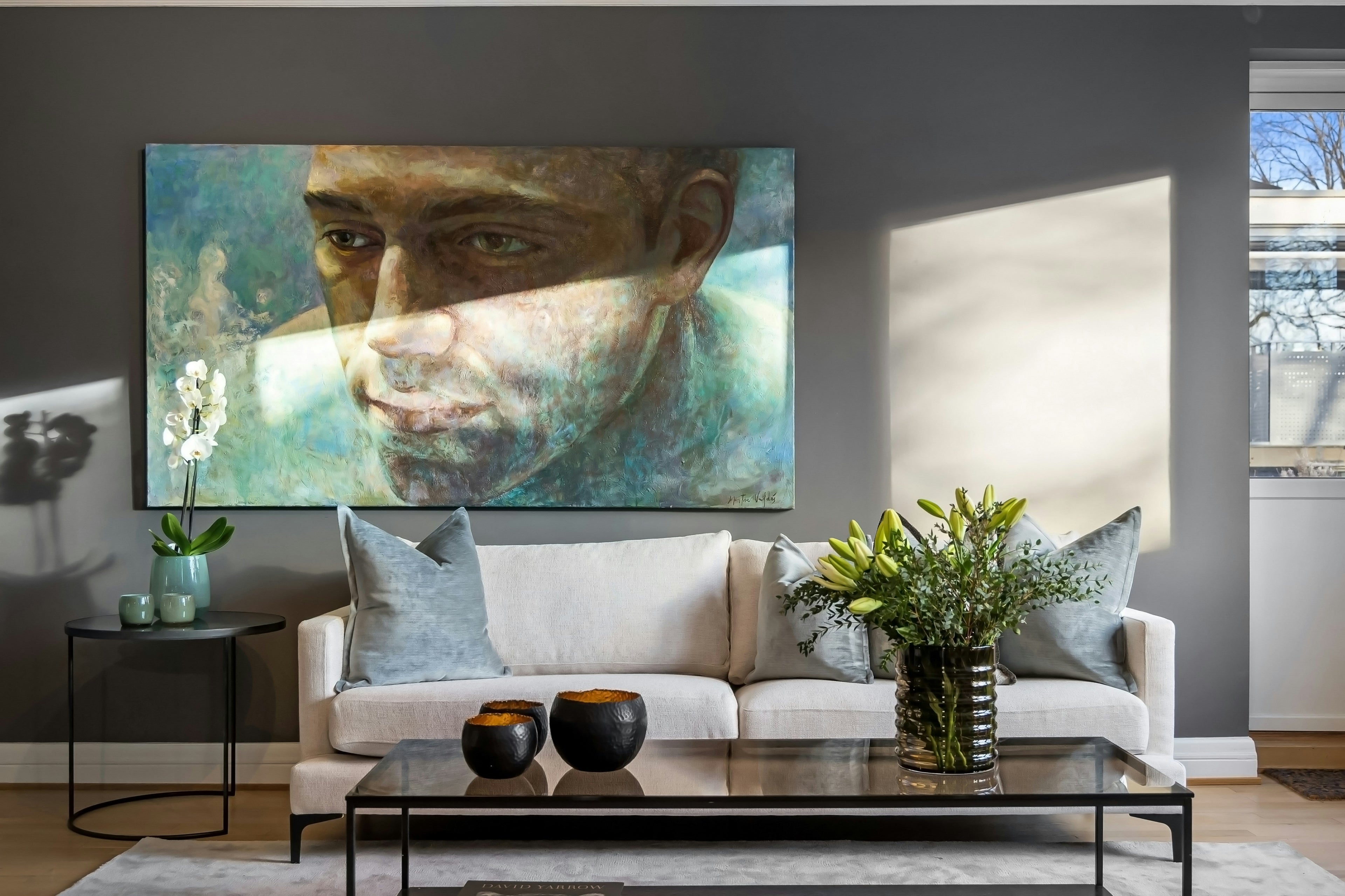 AI generated art compared to human artist creating traditional artwork