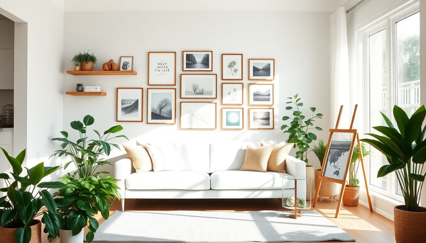 Damage-free canvas prints and wall art for rental homes