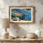 Coastal Drive Through Amalfi - Rolled Poster Wall Art Print | House Prints