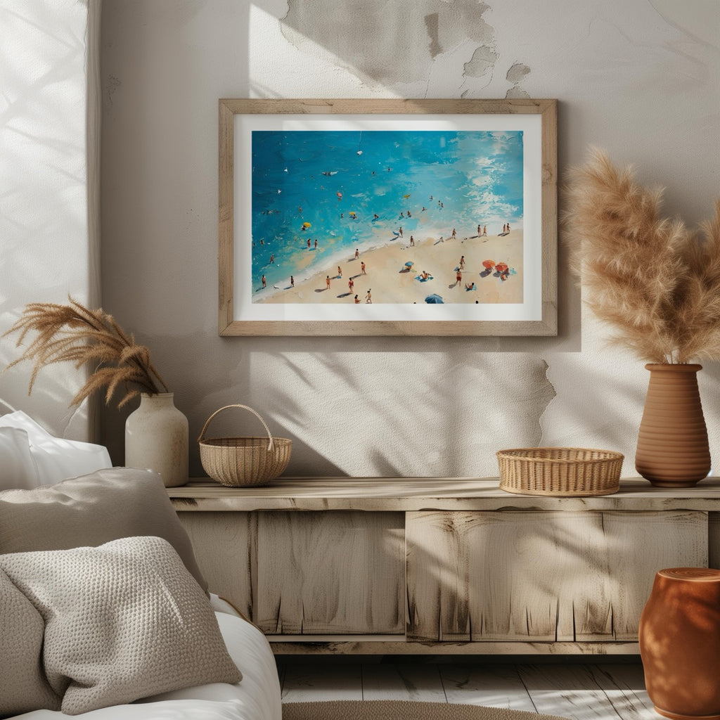 Summer Days at the Beach - Rolled Poster Wall Art Print | House Prints