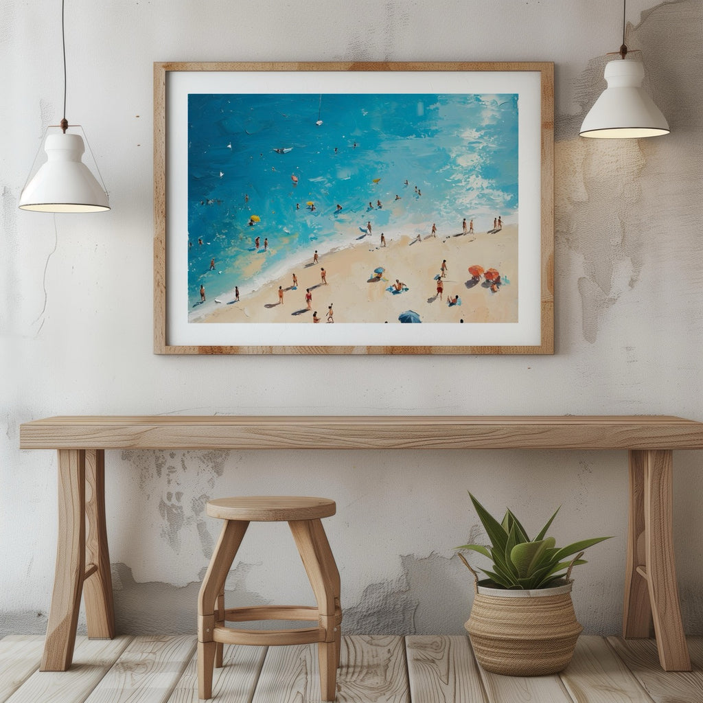 Summer Days at the Beach - Rolled Poster Wall Art Print | House Prints