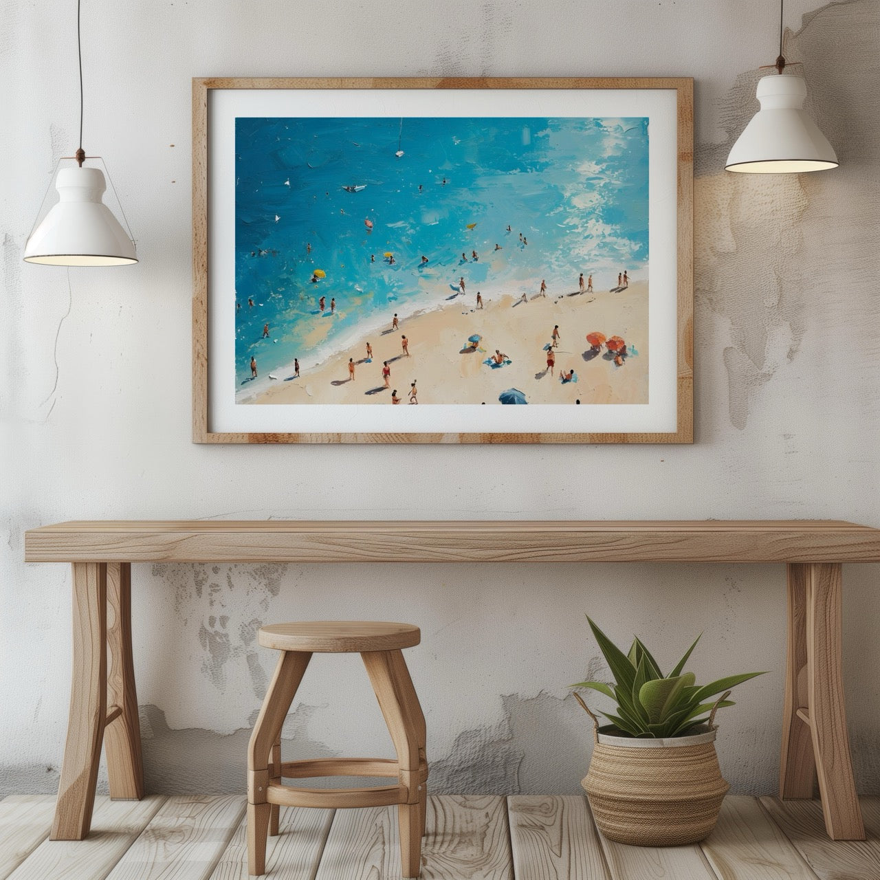 Summer Days at the Beach - Rolled Poster Wall Art Print | House Prints