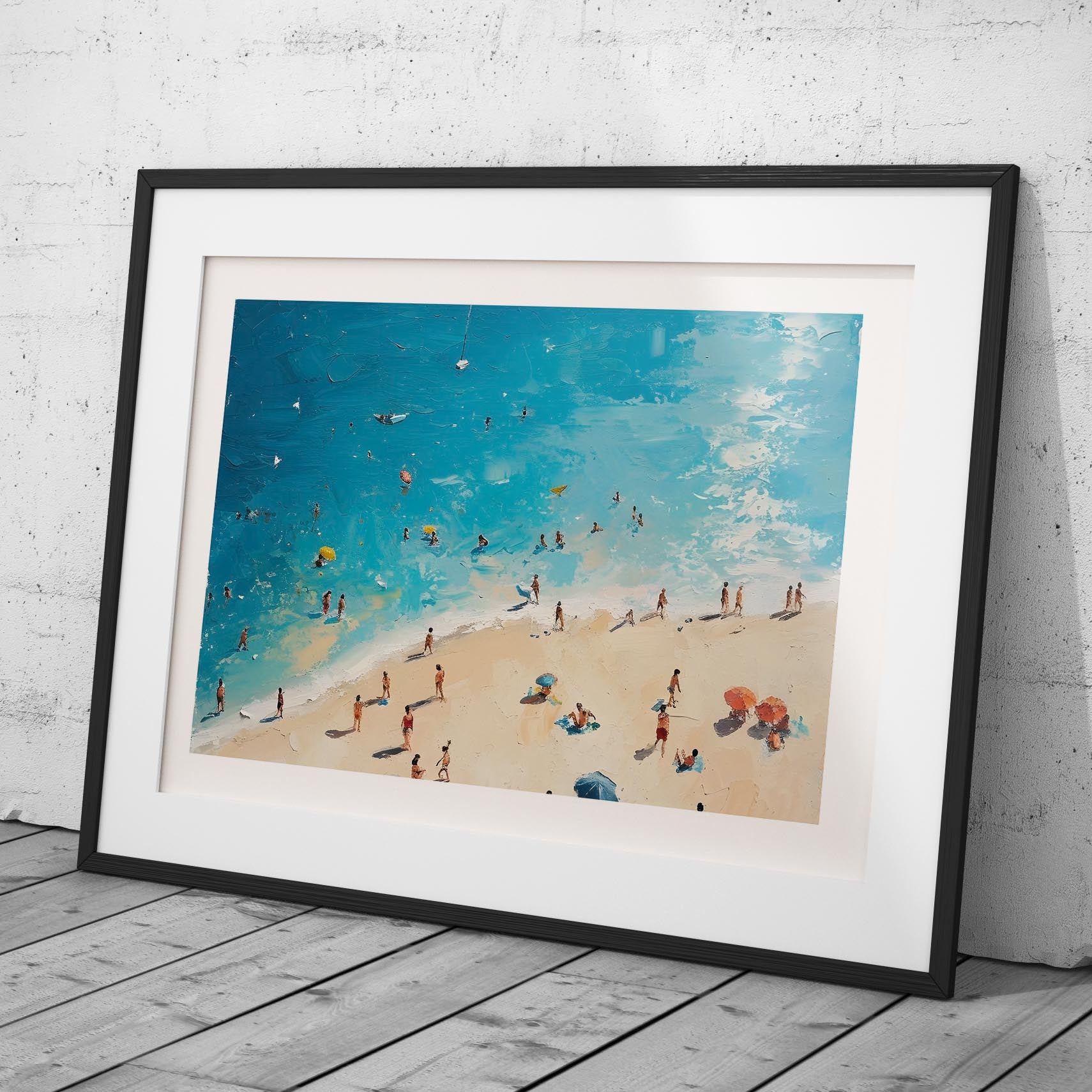 Summer Days at the Beach - Rolled Poster Wall Art Print | House Prints