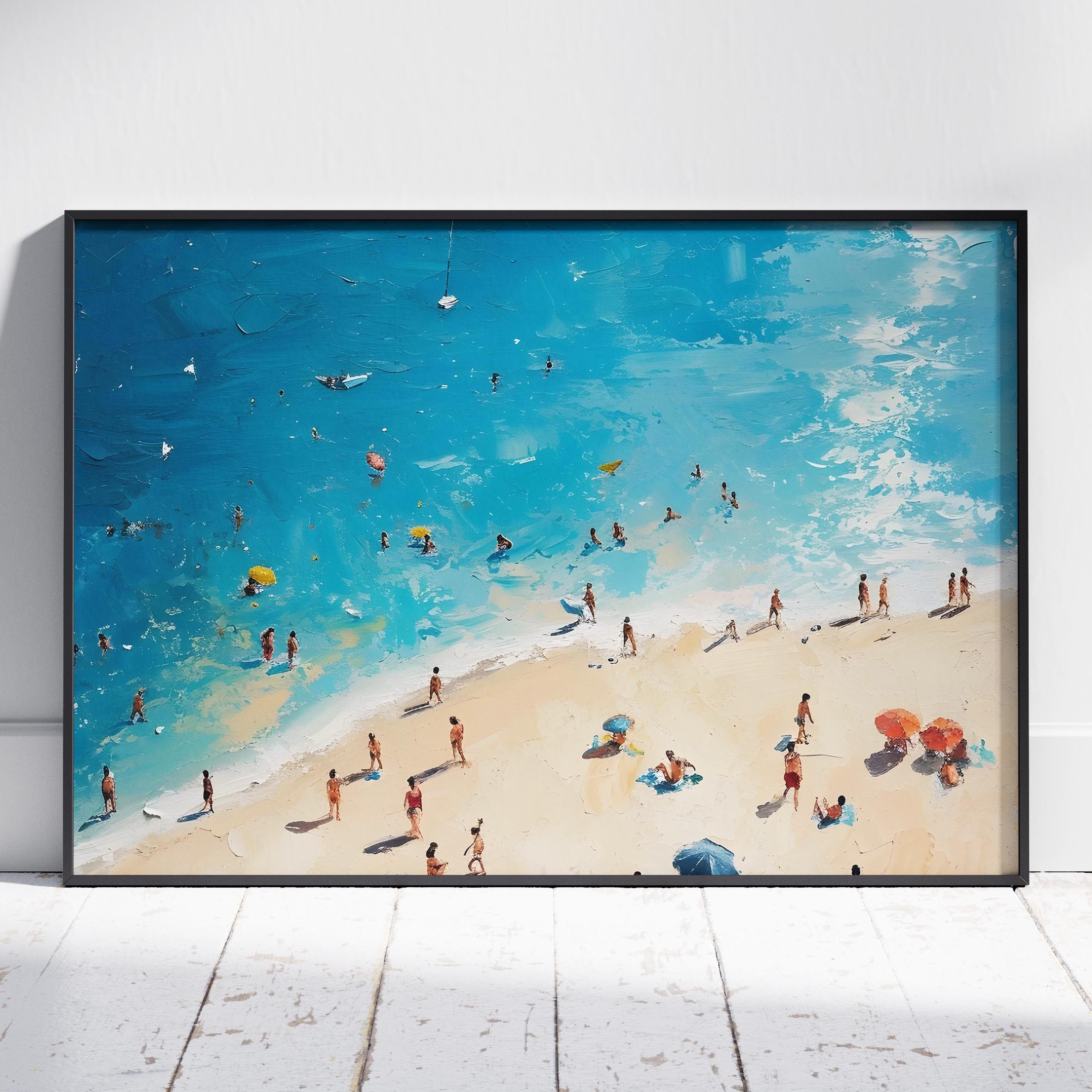 Summer Days at the Beach - Rolled Poster Wall Art Print | House Prints