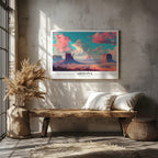 Majestic Arizona USA City World Travel - Framed Canvas Wall Art Print | House Prints