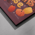 Autumn Leaves - Seta Zakian - Framed Canvas Wall Art Print