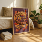 Autumn Leaves - Seta Zakian - Rolled Poster Wall Art Print