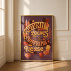 Autumn Leaves - Seta Zakian - Rolled Poster Wall Art Print