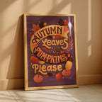 Autumn Leaves - Seta Zakian - Rolled Poster Wall Art Print