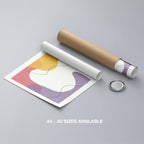 Flowing Abstract Colour Harmony - Rolled Poster Wall Art Print | House Prints