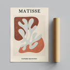 Abstract Botanical Cutout Papiers Découpés - Henri Matisse - Rolled Poster Wall Art Print
