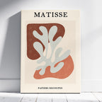 Abstract Botanical Cutout Papiers Découpés - Henri Matisse - Framed Canvas Wall Art Print