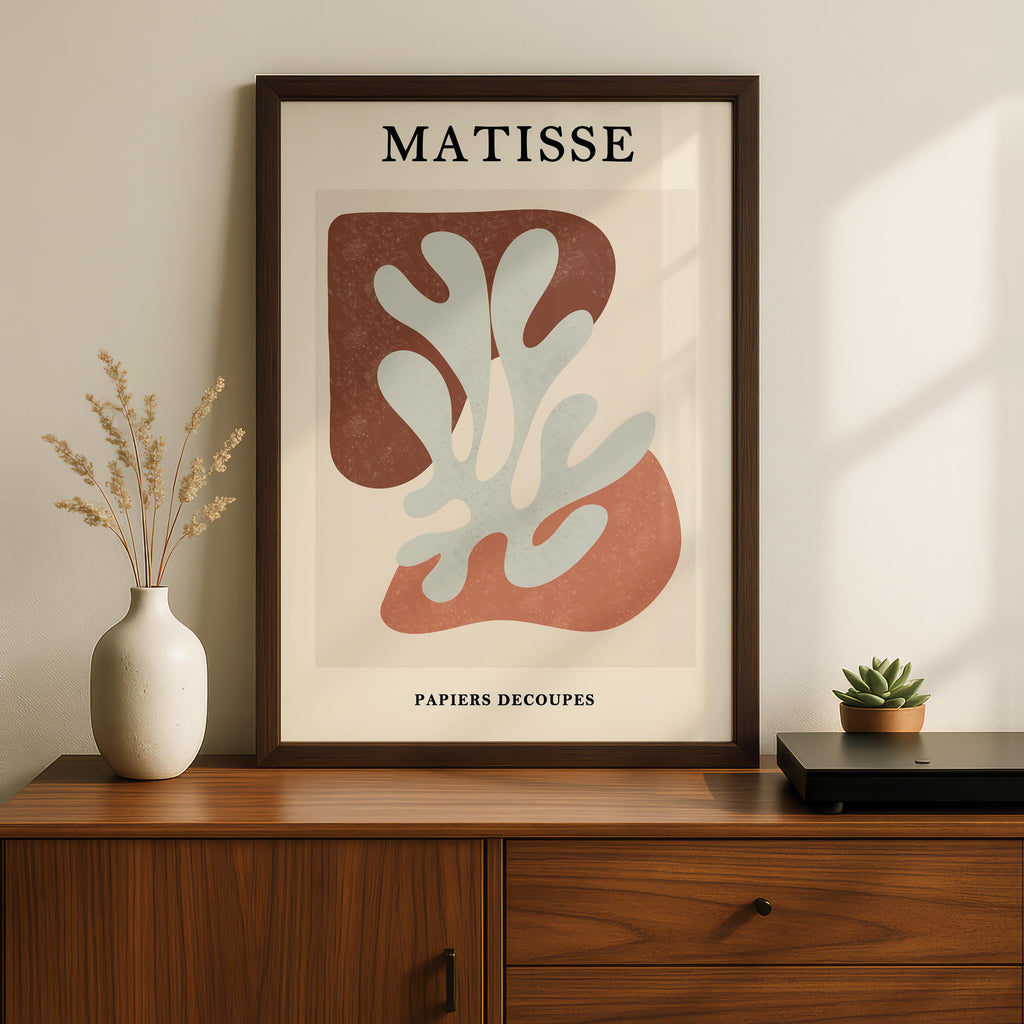 Abstract Botanical Cutout Papiers Découpés - Henri Matisse - Rolled Poster Wall Art Print
