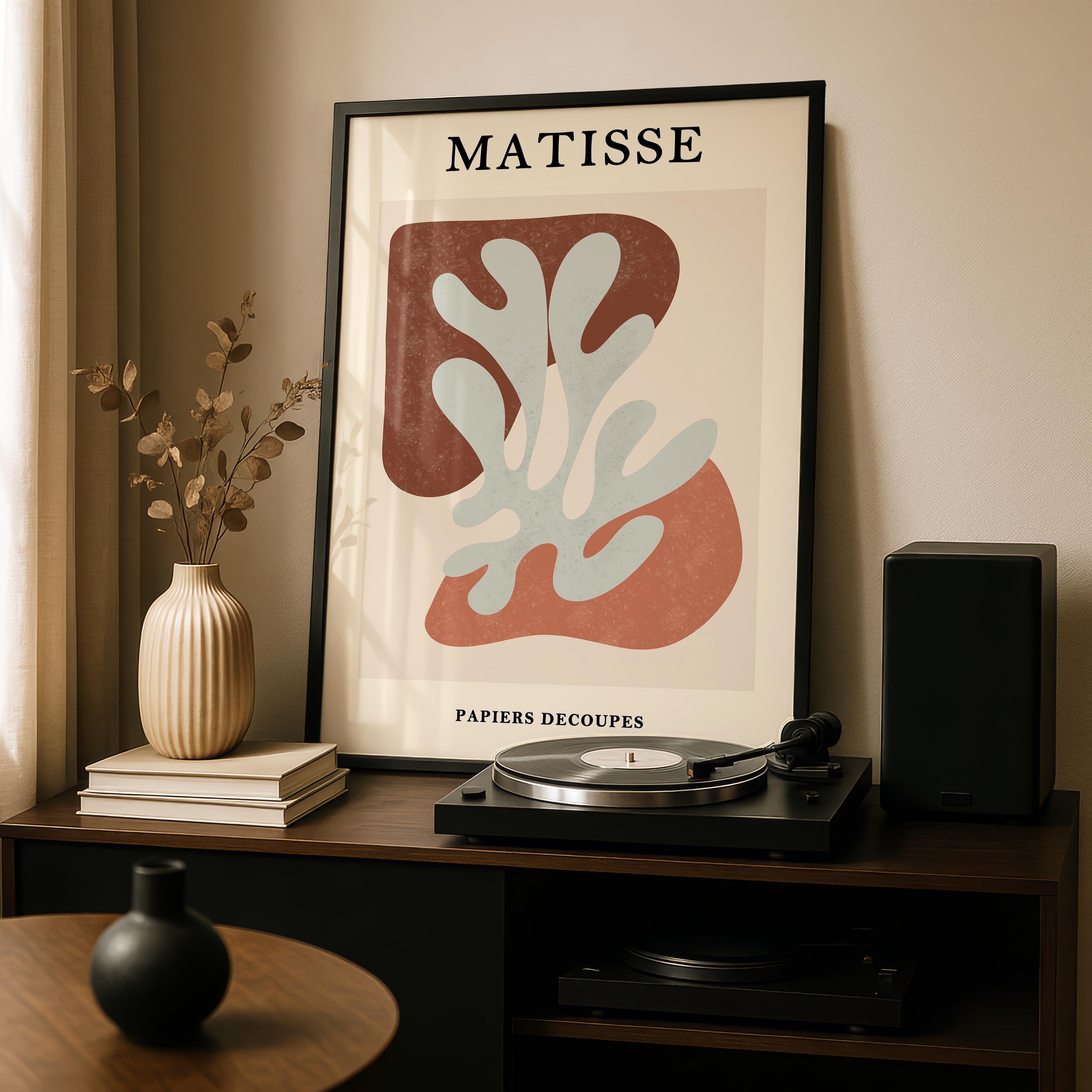 Abstract Botanical Cutout Papiers Découpés - Henri Matisse - Rolled Poster Wall Art Print