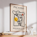 Abstract Colourful Line Face Les Dejeuners Dessins - Pablo Picasso - Rolled Poster Wall Art Print | House Prints