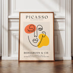 Abstract Colourful Face Les Dejeuners Dessins - Pablo Picasso - Rolled Poster Wall Art Print | House Prints