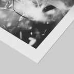 Abstract Monochrome Liquid Splash Drops - Rolled Poster Wall Art Print | House Prints