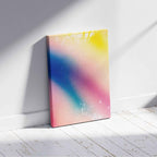 Abstract Tropical Colourful Gradient - Framed Canvas Wall Art Print | House Prints