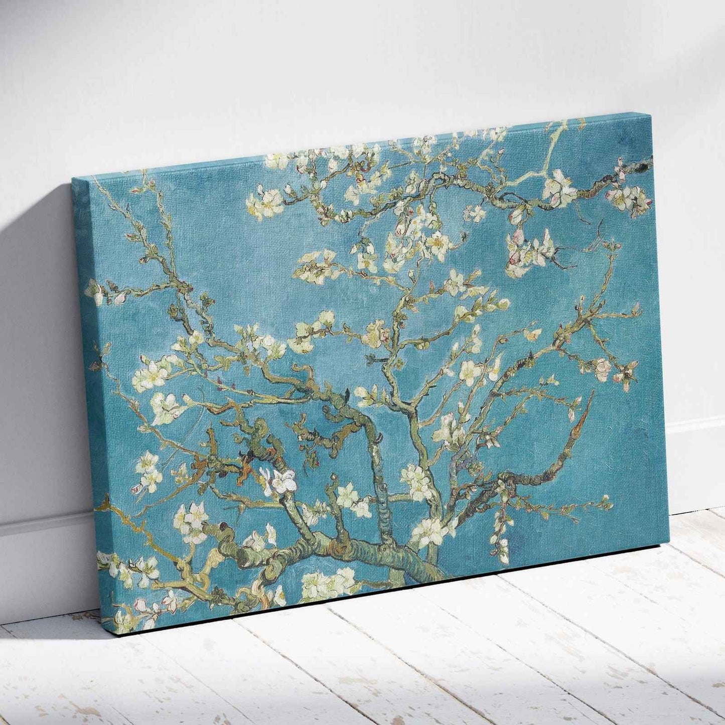 Almond Blossom - Vincent van Gogh - Framed Canvas Wall Art Print - House Prints