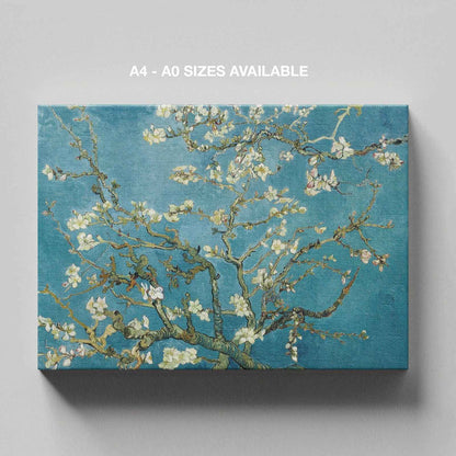 Almond Blossom - Vincent van Gogh - Framed Canvas Wall Art Print - House Prints